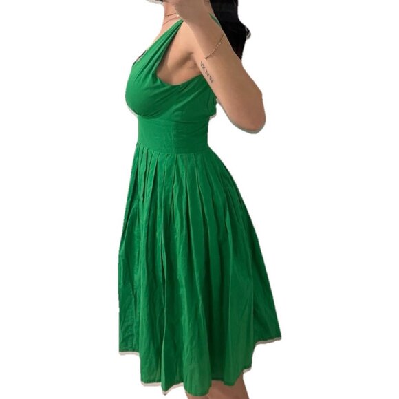 Women’s  Aryeh Green Fit and Flare Dress Size S Spring‎ Summer Vacation Tropical - Picture 1 of 12